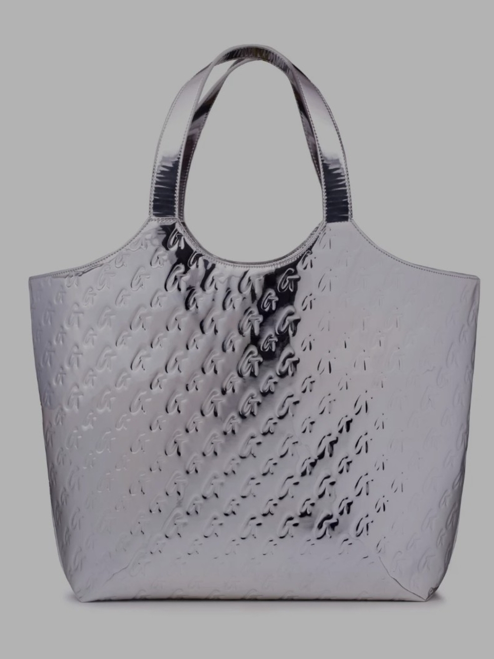 USED- Monogram Metallic Monogram Maxi Tote Bag